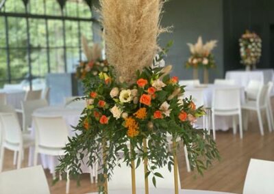 Centre de table épi de blé pour décoration mariage