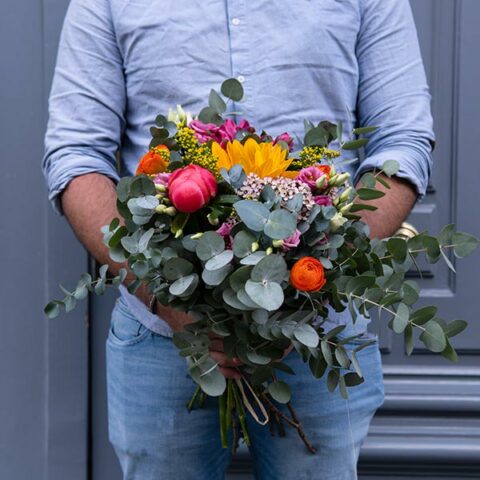 bouquets colorées pélican fleurs paris