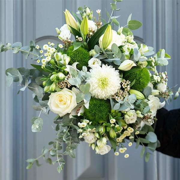 Bouquet Harmonie en blanc Pelican Fleuriste
