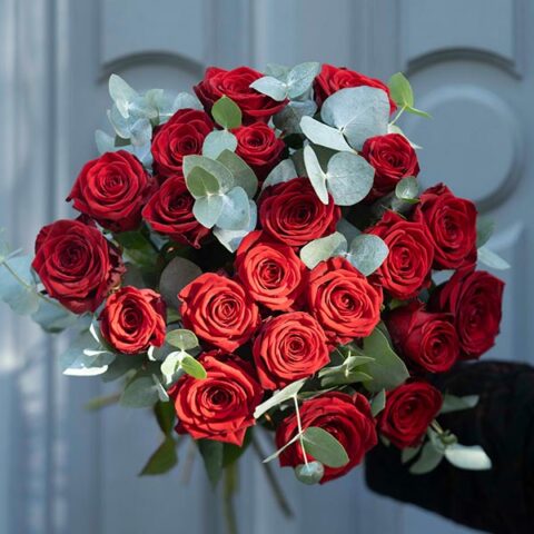 Bouquet de roses rouges