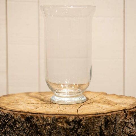 Vase en verre col