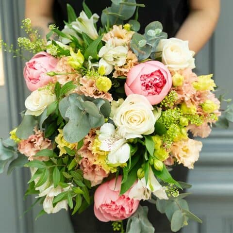 Bouquet Elégance rosée pour la fête des mères